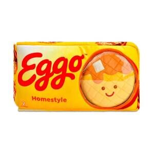 NEW ISCREAM eggo packaging plush in yellow multi